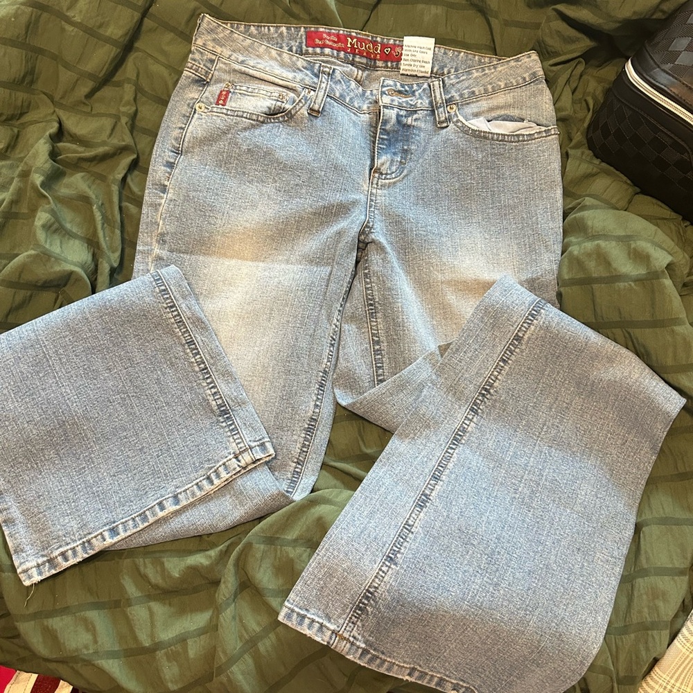 Mudd Light Blue Wide-Leg Jeans